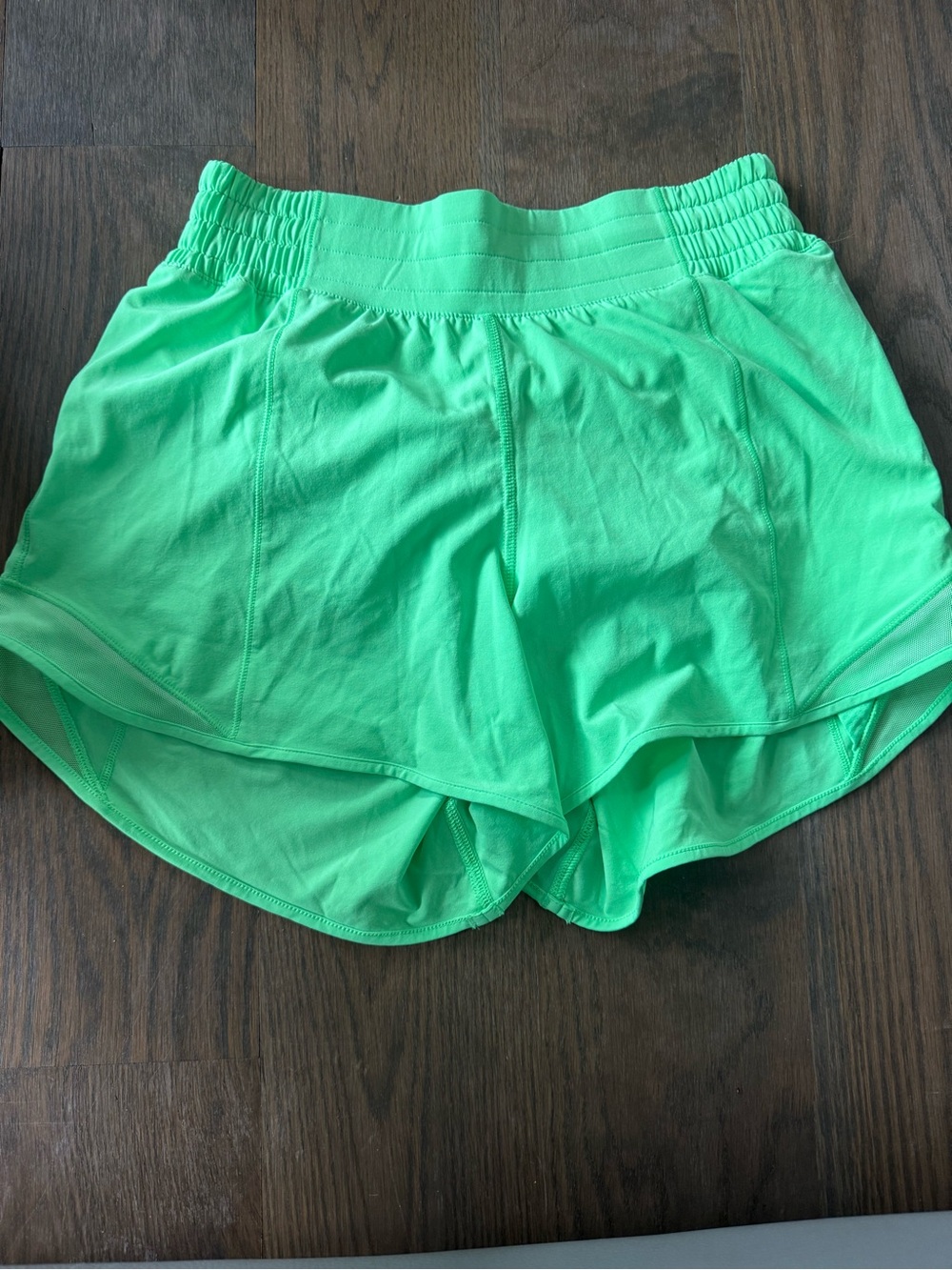 Women’s Active Running Shorts - Neon Green.